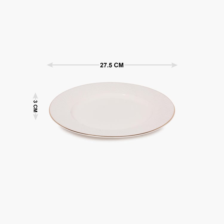 Marshmallow Ceramic Dinner Plate - 27cm