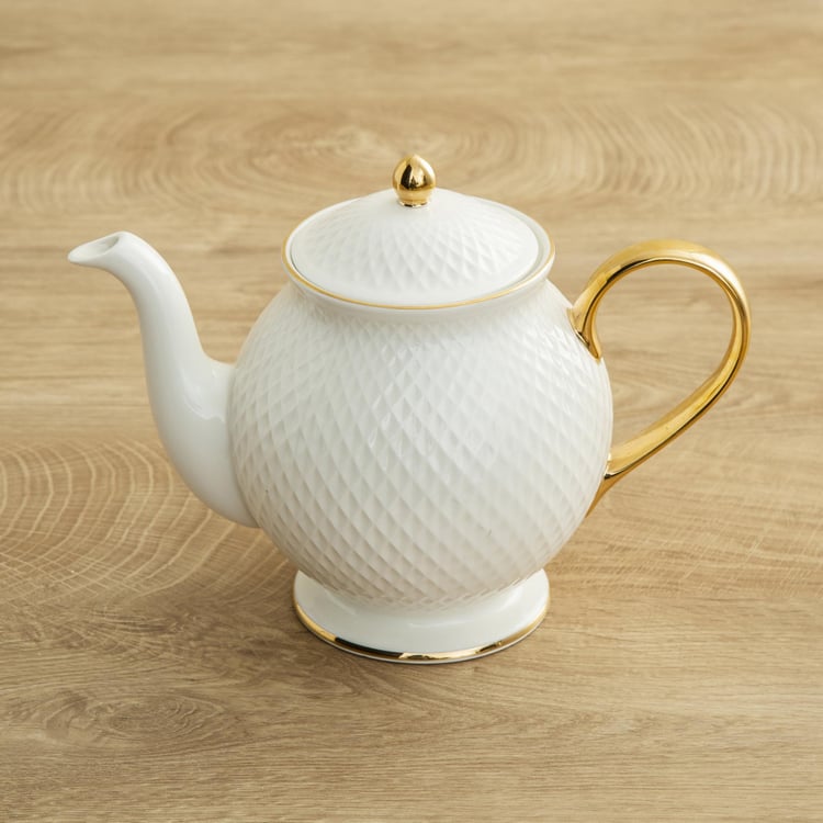 Marshmallow Ceramic Tea Pot - 1.26L