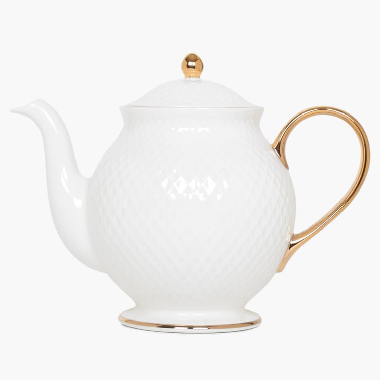 Marshmallow Ceramic Tea Pot - 1.26L
