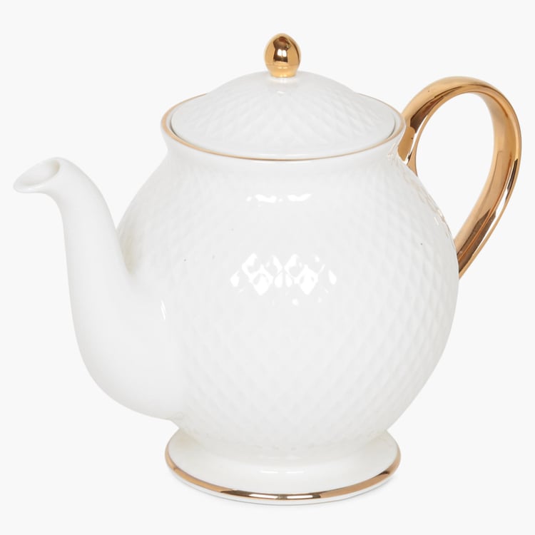 Marshmallow Ceramic Tea Pot - 1.26L