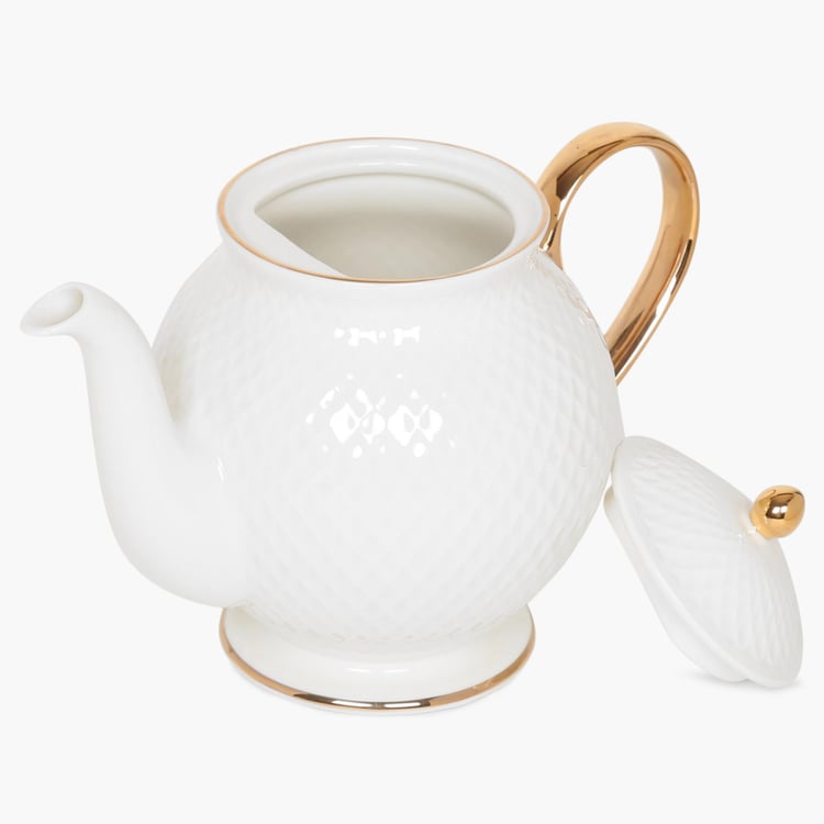 Marshmallow Ceramic Tea Pot - 1.26L