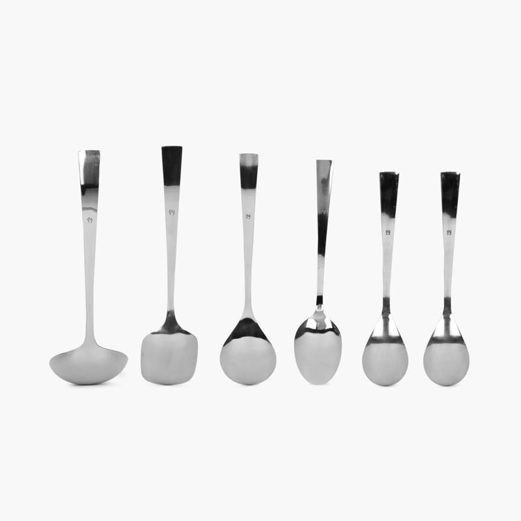 FNS Slimline Stainless Steel Kitchen Tool Set-6 Pcs.