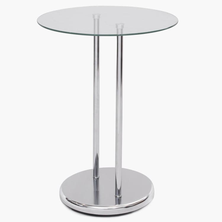 Glass Top Side Table