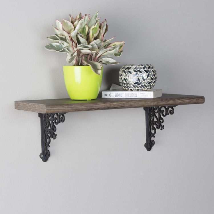 DECO WINDOW Brown Shelf without Bracket 60 cm