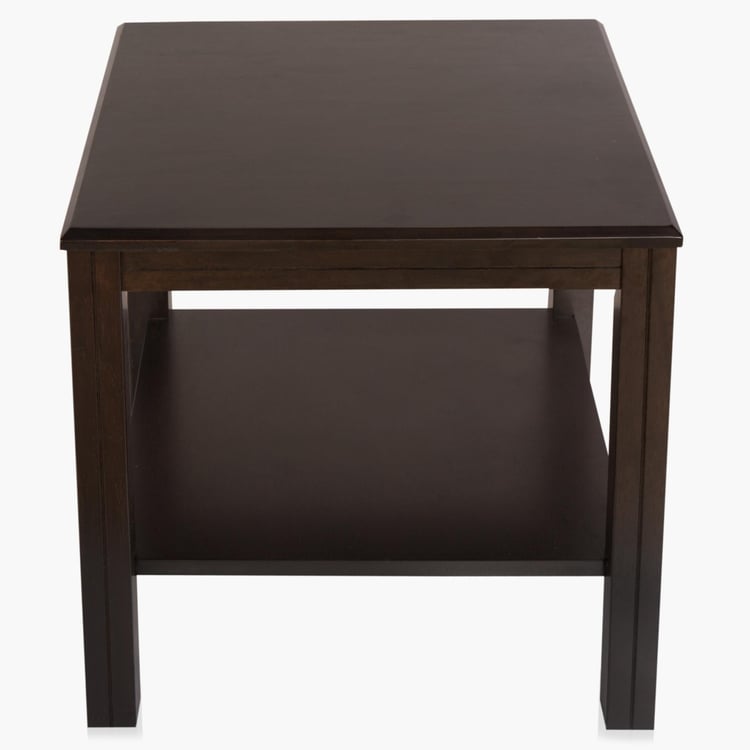 Montoya Rubber Wood End Table - Brown