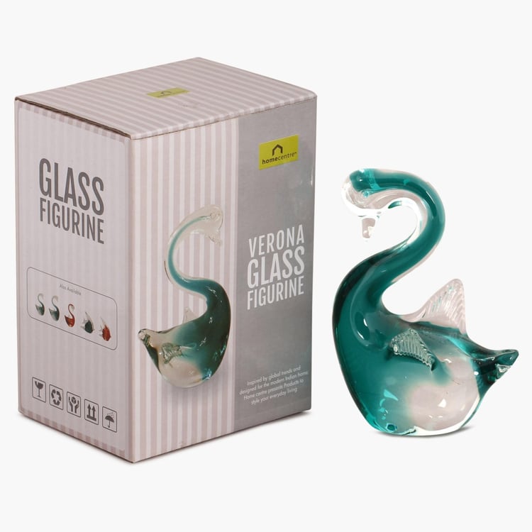 Cosmos Glass Swan Figurine