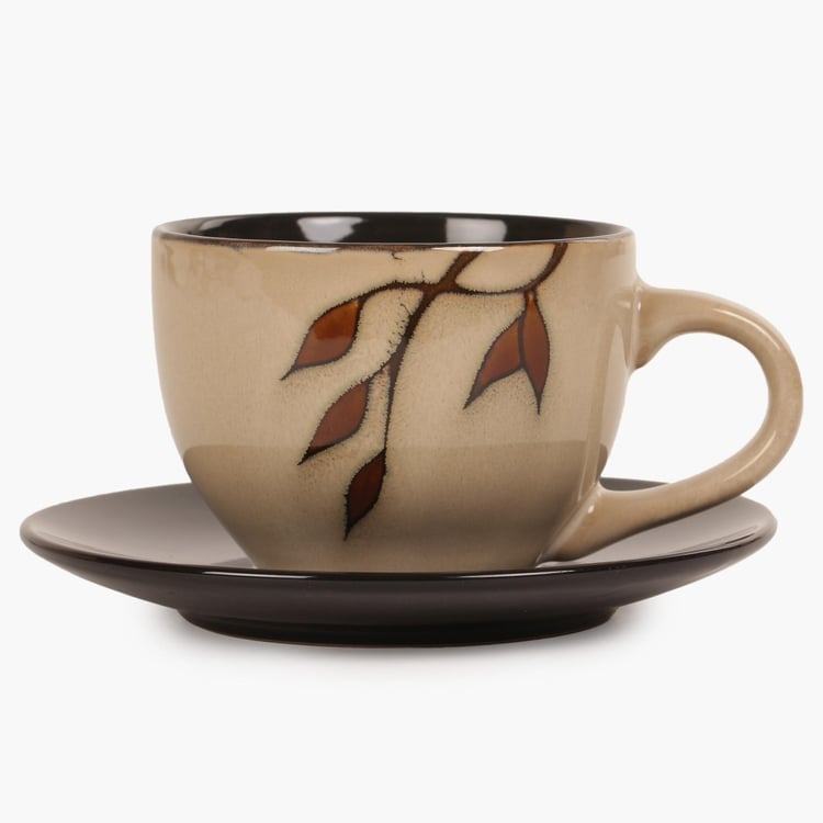 Caraway Cup And Saucer- Set Of 13 Pcs. - 220 ml