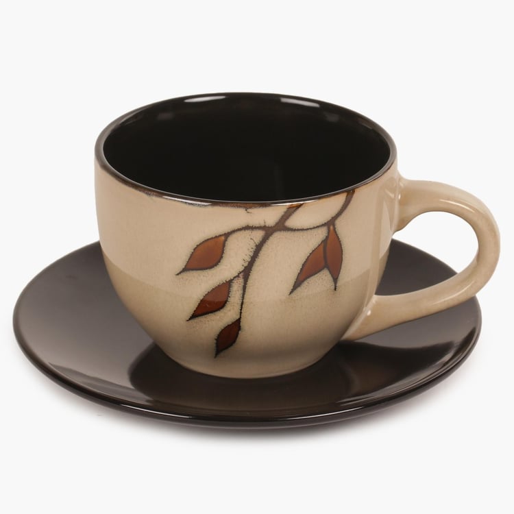 Caraway Cup And Saucer- Set Of 13 Pcs. - 220 ml