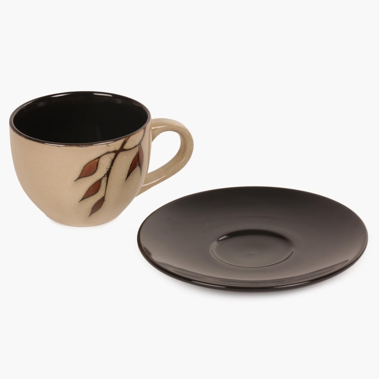 Caraway Cup And Saucer- Set Of 13 Pcs. - 220 ml