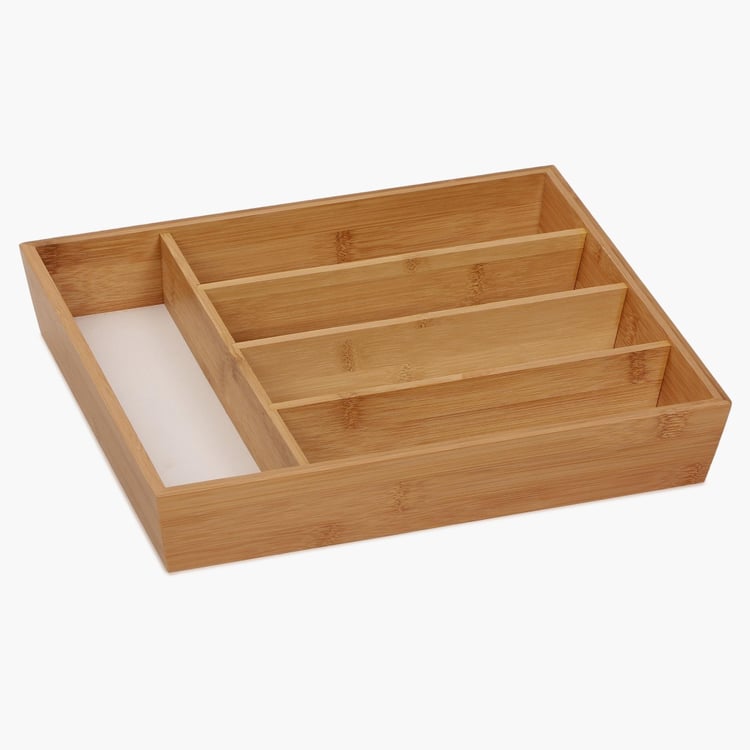 Edulis Bamboo Cutlery Organiser