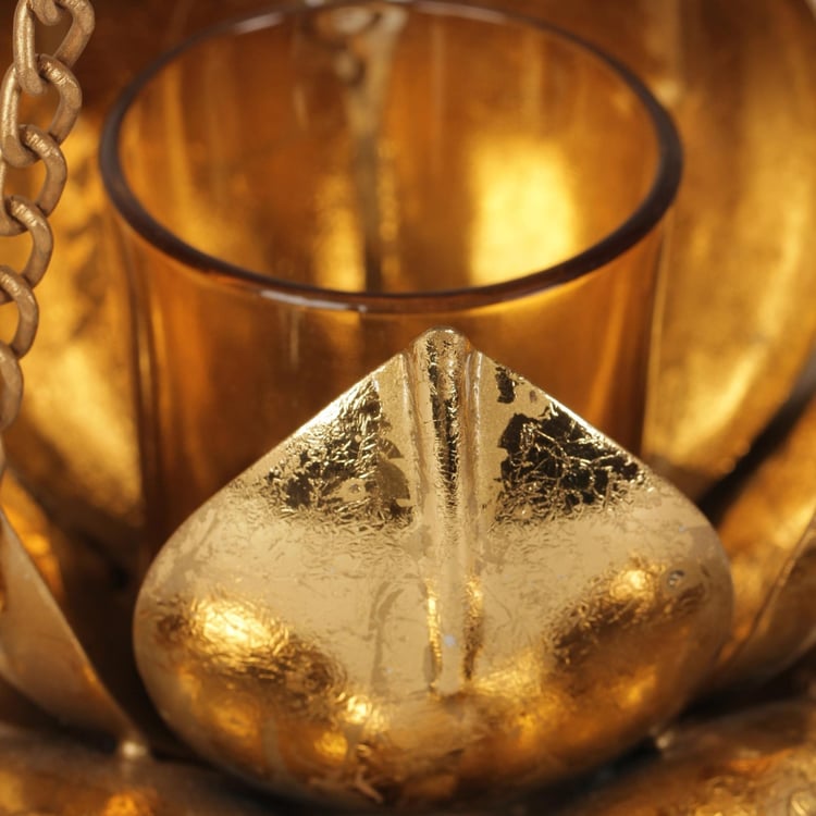 Majestic Hanging Lotus Candle Holder