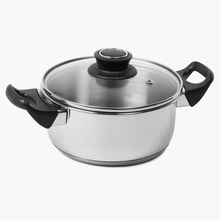 Buy Georgia Stainless Steel Cookware Set- 4 Pcs. from Home Centre at ...