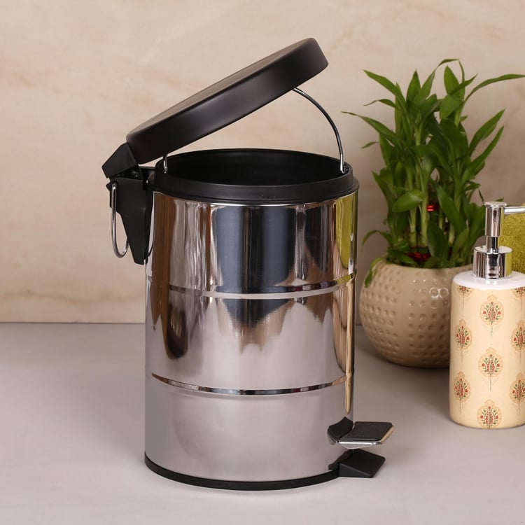 Thurstan Stainless Steel Dustbin - 3 litre