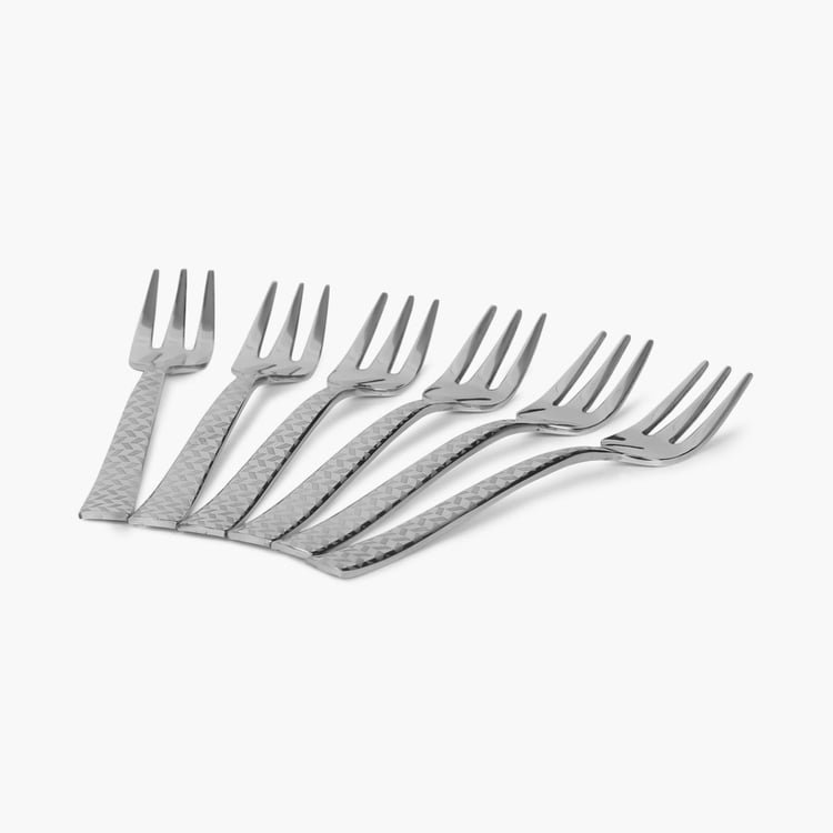 FNS Rhombo Fruit Fork Set-6 Pcs.