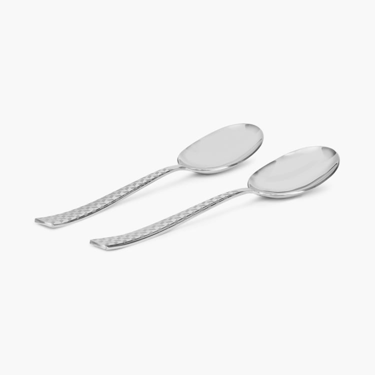 FNS Rhombo Serving Spoon-Set Of 2 Pcs.