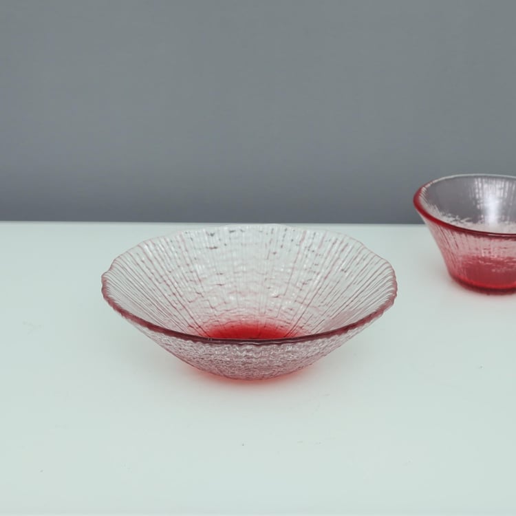 Textured Glass Bowl