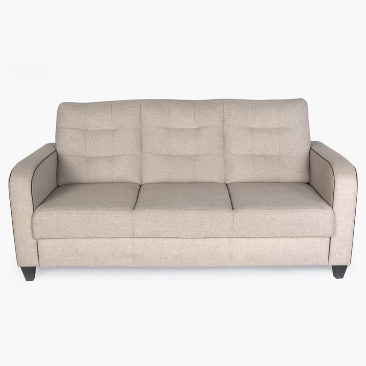 Montoya Serene Fabric 3-Seater Sofa - Beige