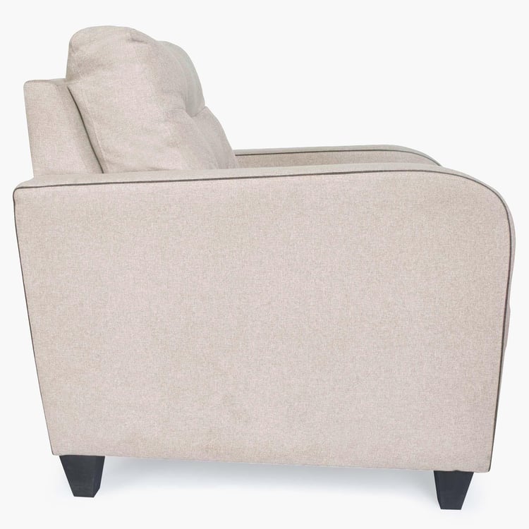 Montoya Serene Fabric 1-Seater Sofa - Beige