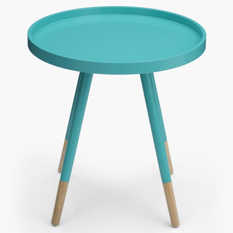 Solo Round Side Table - Blue