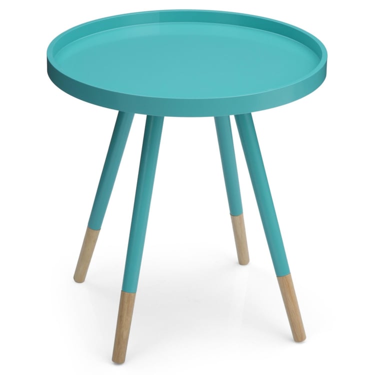 Solo Round Side Table - Blue