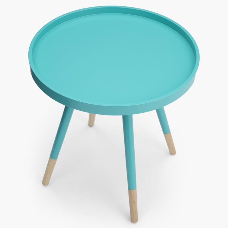 Solo Round Side Table - Blue