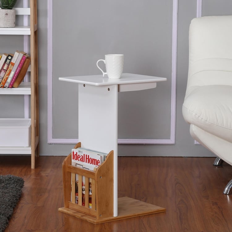 Avalon End Table - White