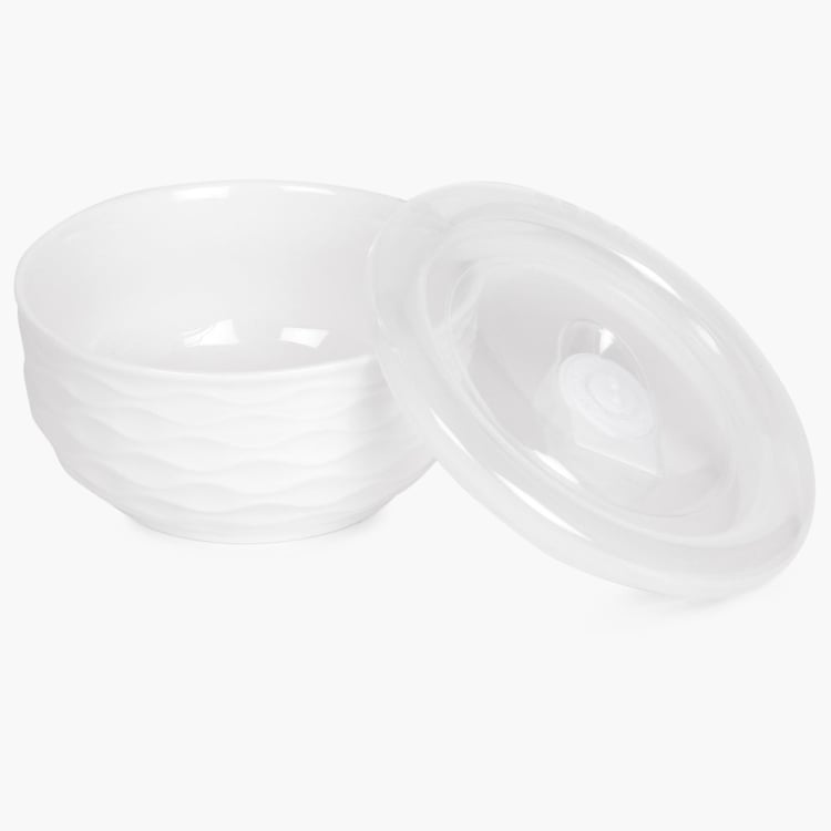 Brook Ceramic Bowl With Lid