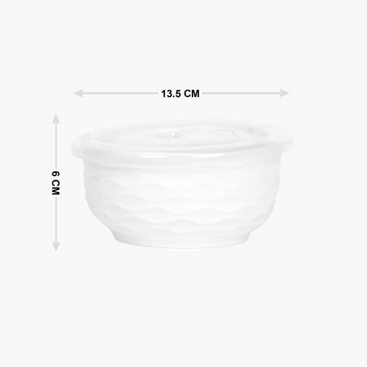 Brook Ceramic Bowl With Lid
