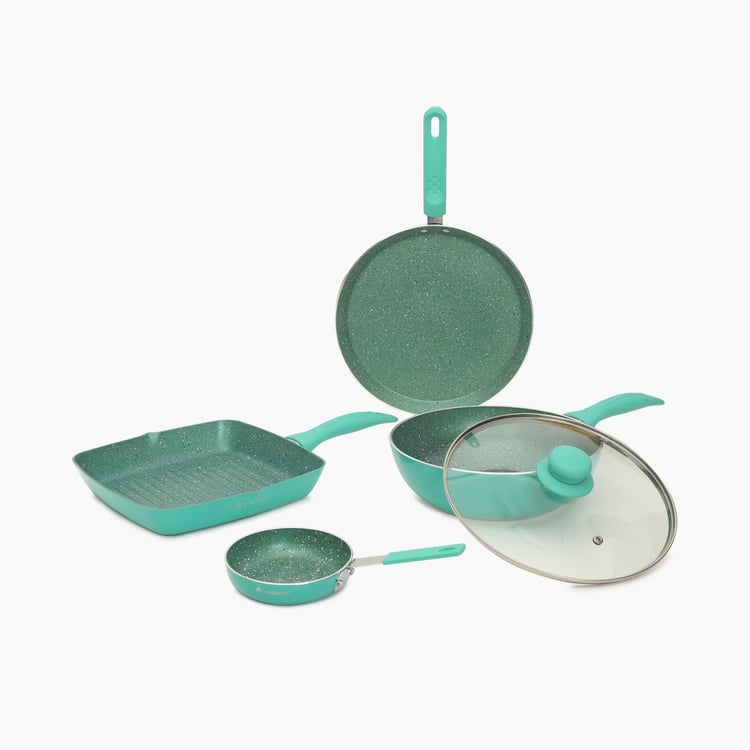 WONDERCHEF Celebration Cookware Set with Lid – Aqua