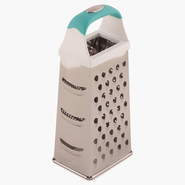 Pelican Four Side Grater With Teal Handle