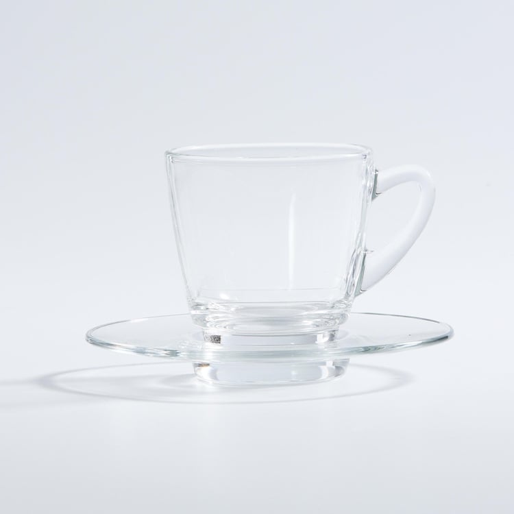 OCEAN 8-Piece Round Glass Tea Set- 245 ml