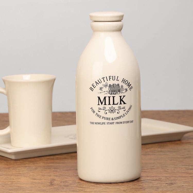 Beautiful Home Ceramic Milk Bottle