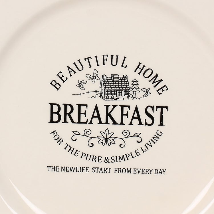Beautiful Home Breakfast Plate - 8 Inch