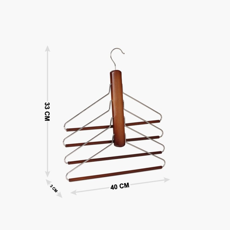 Winston Kennedy Wooden Trouser And Saree Hanger