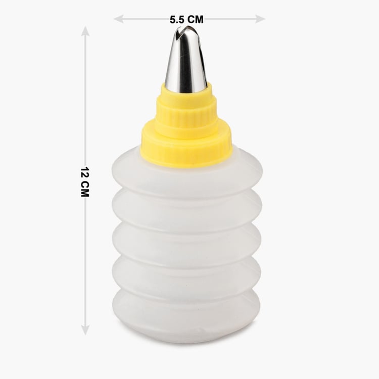 Sweetshop Squeezing Syringe With 3 Decorative Nozzle