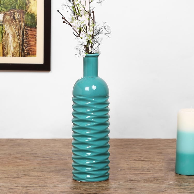 Cypress Teal Vase