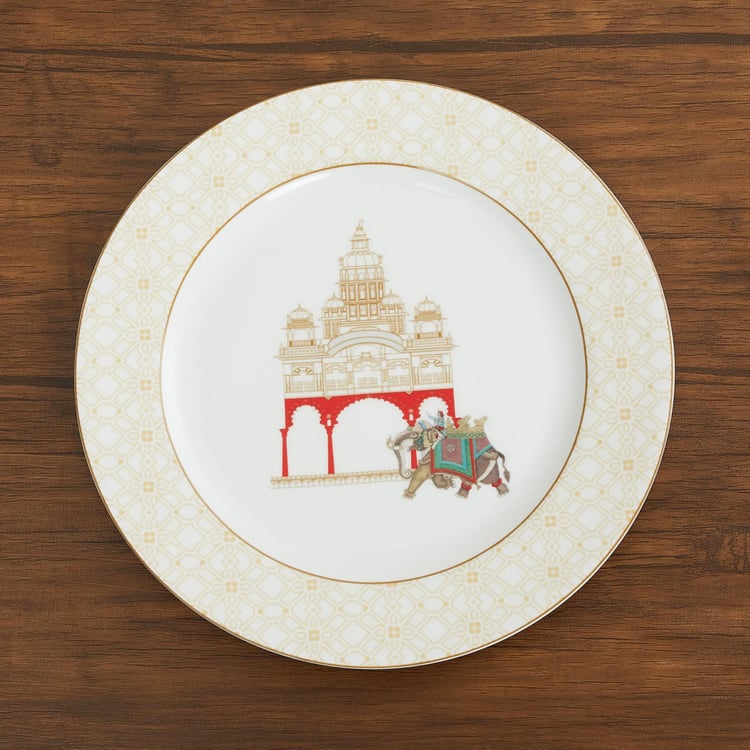 Nirvana Printed Dinner Set -Set Of 14 Pcs.
