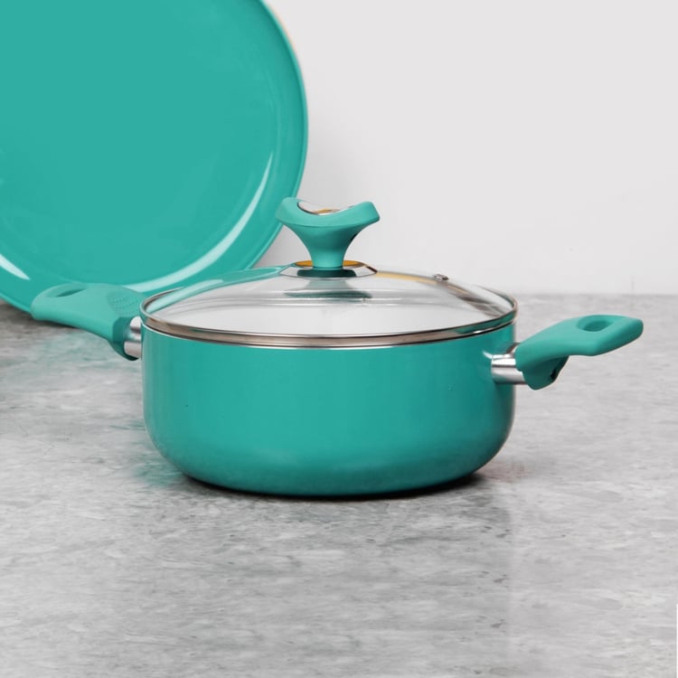 Briston Ceramic Coated Casserole With Lid - 20 CM