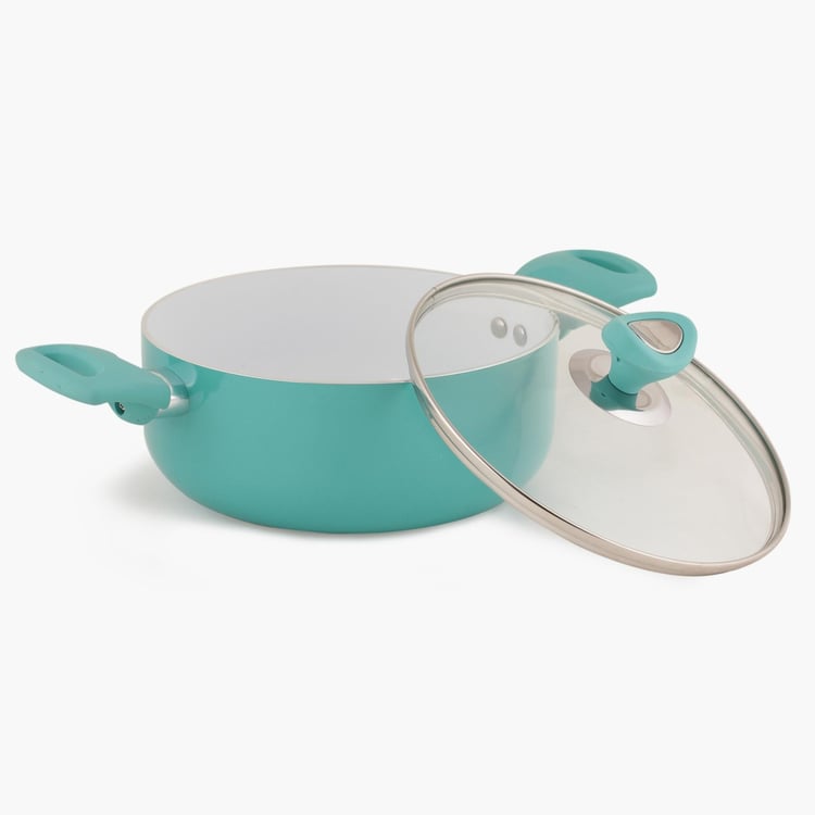 Briston Ceramic Coated Casserole With Lid - 20 CM