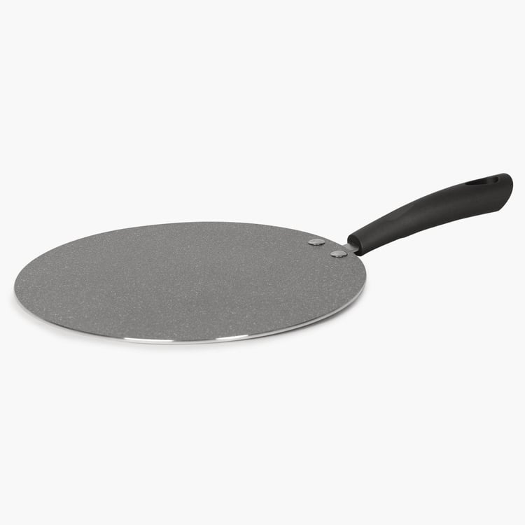 Marlin Non-stick Marble Coating Flat Tawa - 28 CM
