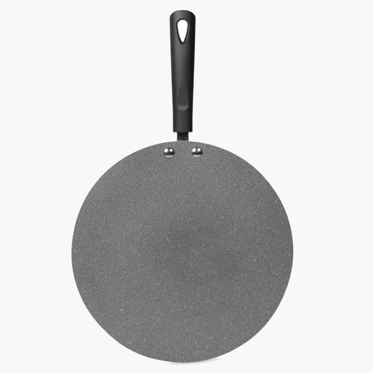 Marlin Non-stick Marble Coating Flat Tawa - 28 CM