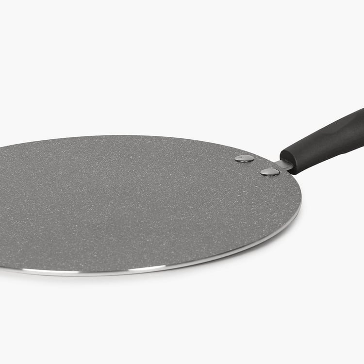 Marlin Non-stick Marble Coating Flat Tawa - 28 CM