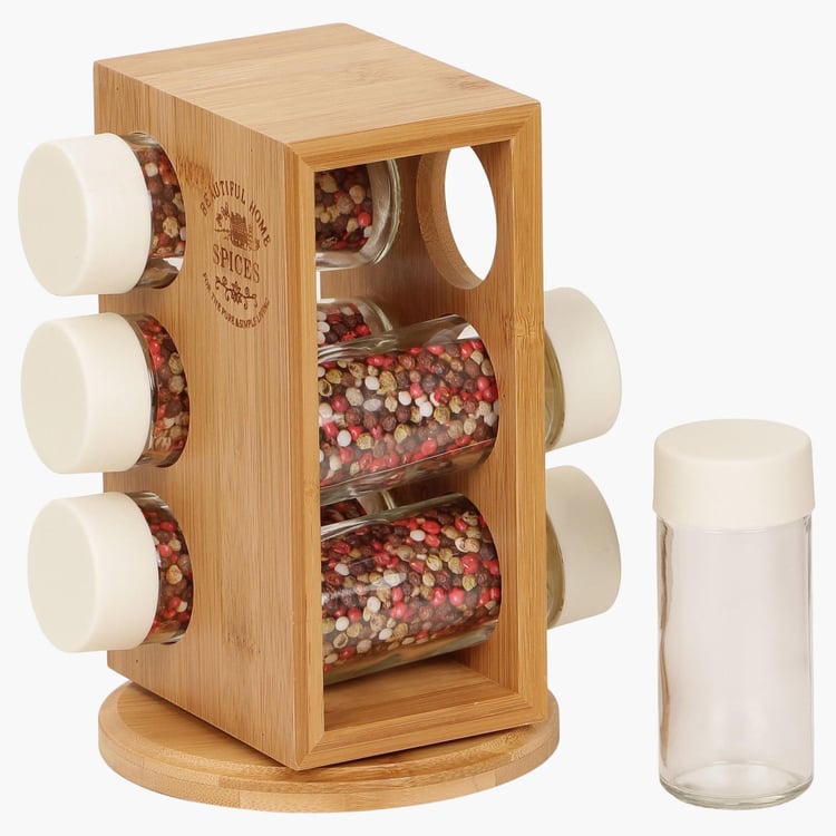 Beautiful Home Spice Rack Set- 7Pcs.