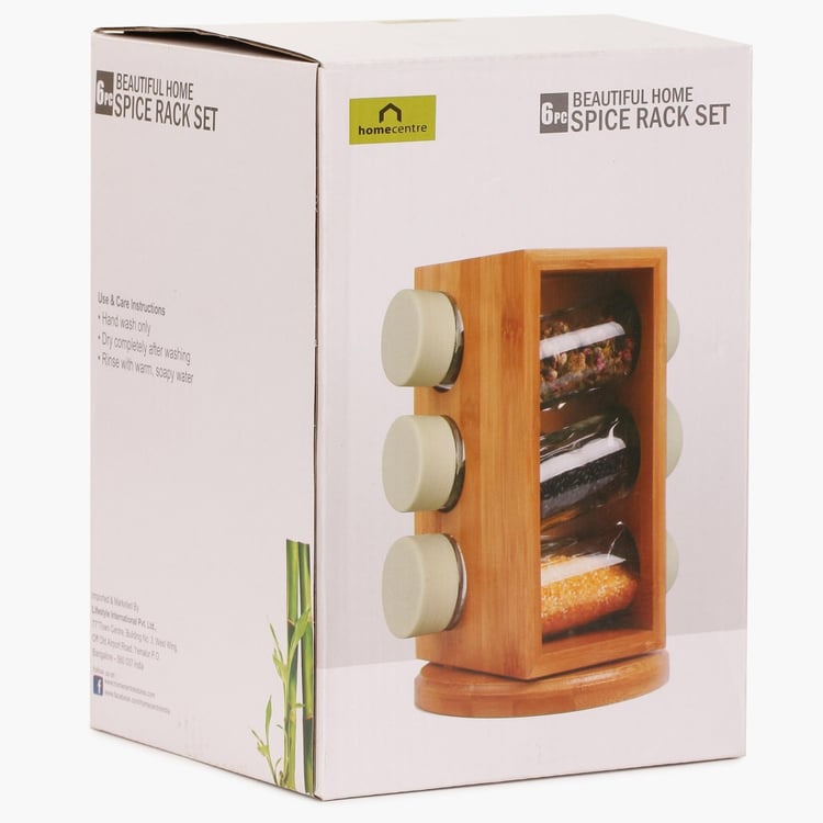 Beautiful Home Spice Rack Set- 7Pcs.