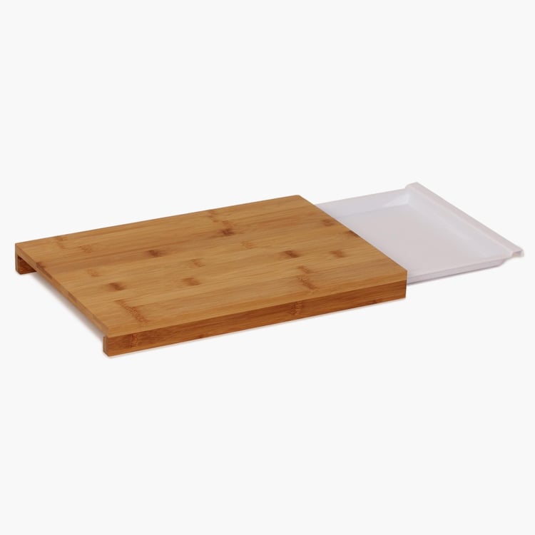 Edulis Bamboo Cutting Board With Tray