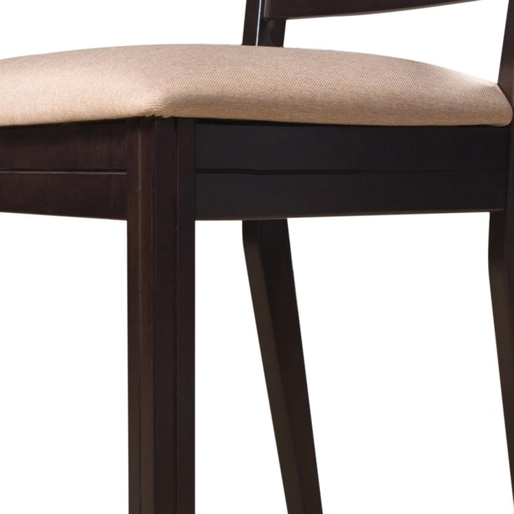 Montoya Set of 2 Rubber Wood Dining Chairs - Brown