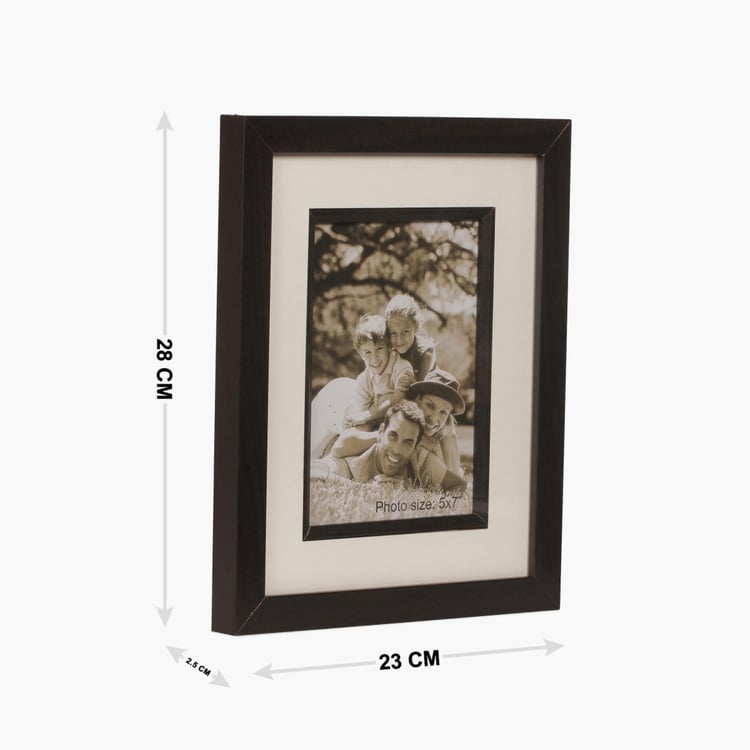 Photomontage-Photoframes - Single Frame MDF - 23 cm x 2.5 cm x 28 cm - Black