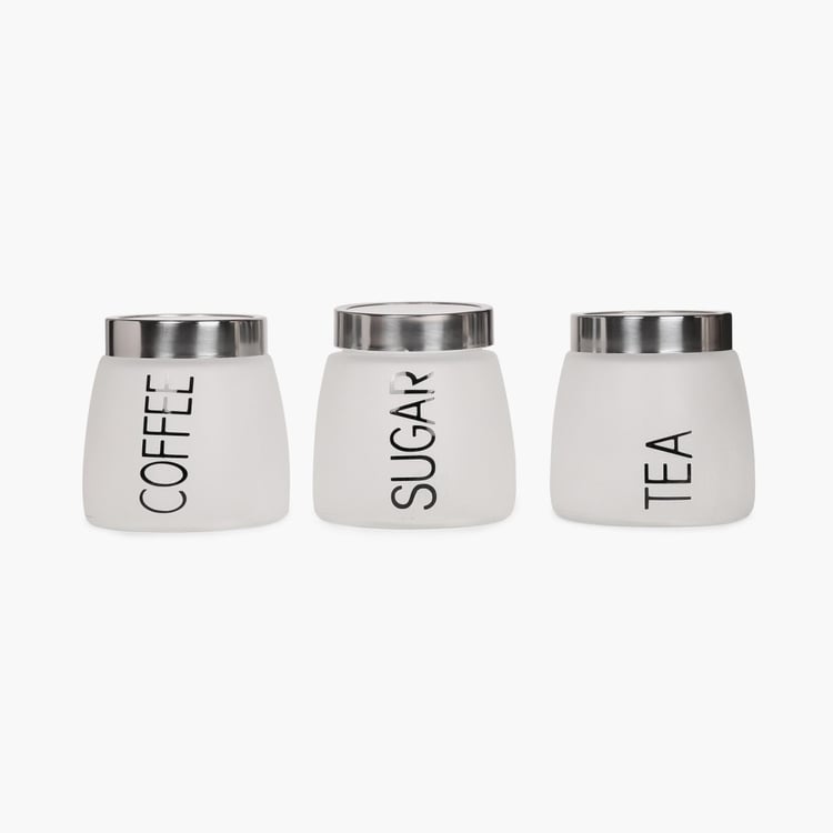 Vienna Tea Coffee Sugar Container-Set Of 3 Pcs.