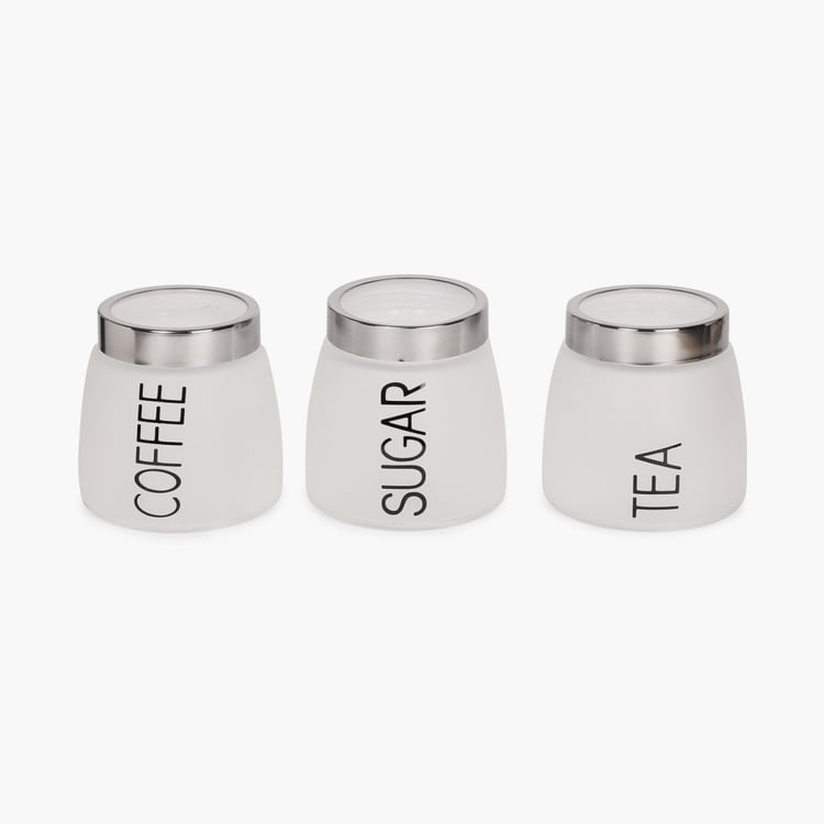 Vienna Tea Coffee Sugar Container-Set Of 3 Pcs.