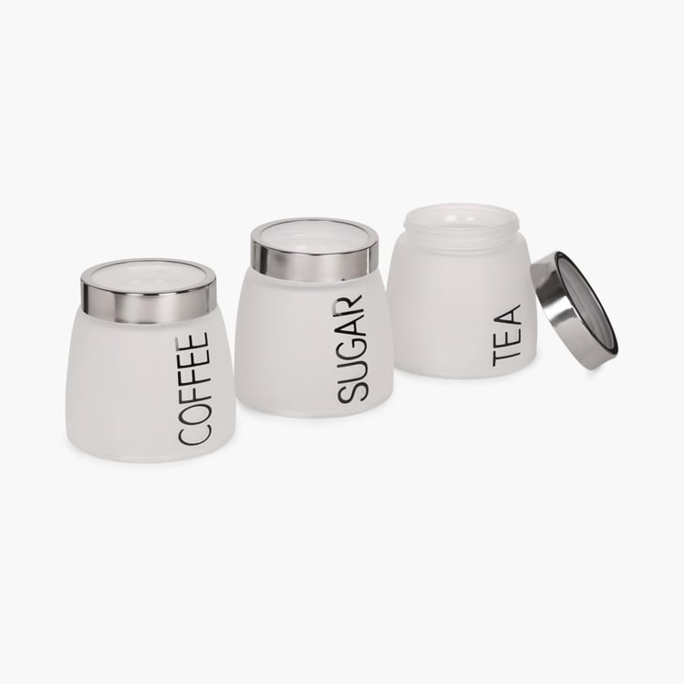 Vienna Tea Coffee Sugar Container-Set Of 3 Pcs.